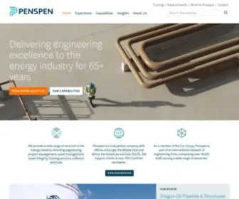 Penspen.com(Home) Screenshot