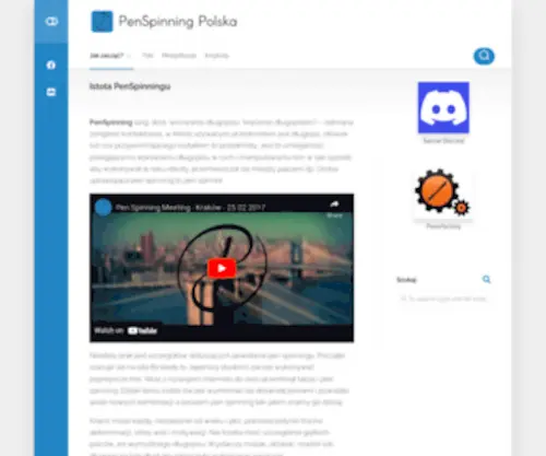 Penspinning.pl(PenSpinning Polska) Screenshot