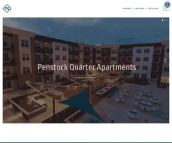 Penstockquarter.com(New Apartments in Richmond VA’s Libbie Mill) Screenshot