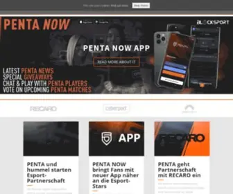 Penta-Sports.com(Professional german eSports) Screenshot