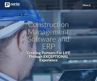 Penta.com(PENTA Construction Management Software) Screenshot