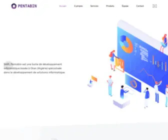 Pentabin.com(Pour vos applications mobiles et web) Screenshot