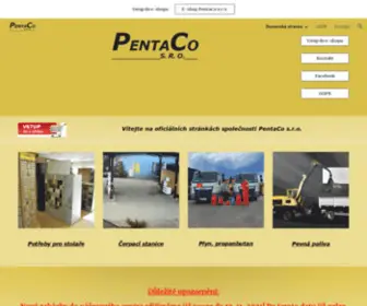 Pentaco.cz(Domovská) Screenshot