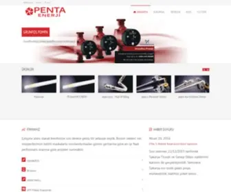 Pentaenerji.com(Penta Enerji) Screenshot