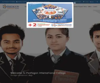 Pentagon.edu.np(Pentagon International School) Screenshot