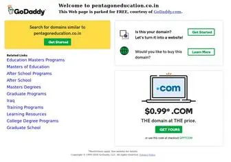Pentagoneducation.co.in(Pentagoneducation) Screenshot