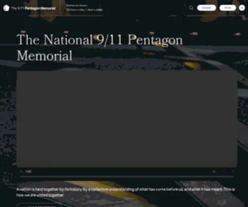 Pentagonmemorial.org(Nginx) Screenshot