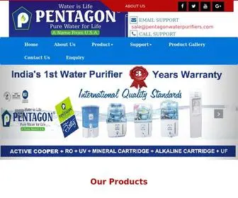 Pentagonwaterpurifiers.com(Pentagon Water Purification Systems) Screenshot