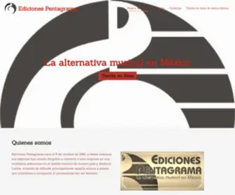 Pentagrama.com.mx(Página) Screenshot