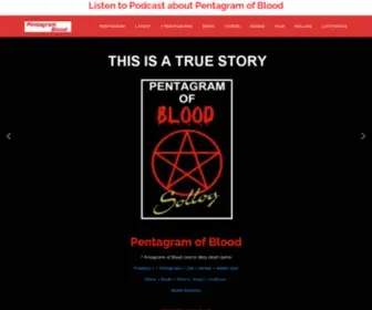 Pentagramofblood.com(Pentagram of Blood) Screenshot