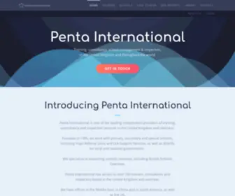 Pentainternational.co.uk(Penta International) Screenshot