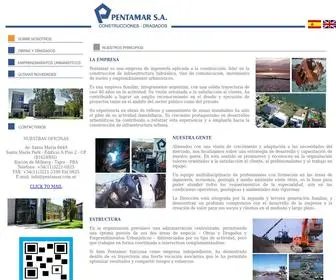 Pentamar.com(DRAGADO Y CONSTRUCCION) Screenshot