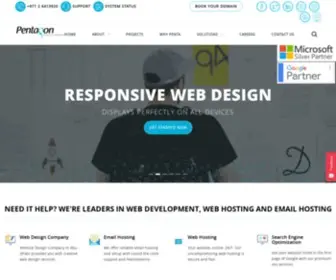 Pentame.com(World Class SEO Friendly Web Design & Development Company) Screenshot