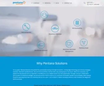 Pentanasolutions.com Screenshot
