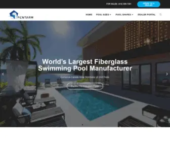 Pentarmpools.com(PENTARM POOLS) Screenshot