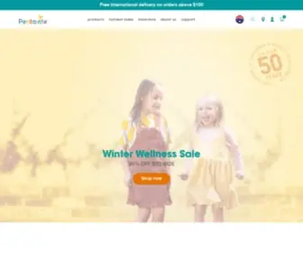 Pentavite.com(Dedicated to Children's Health in Australia for over 50 years) Screenshot