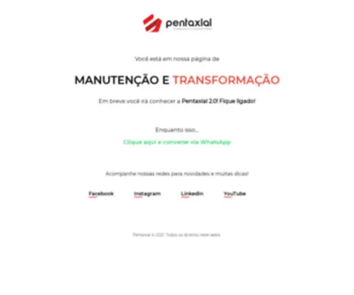 Pentaxial.com.br(PENTAXIAL TI) Screenshot