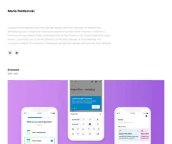 Pentdesign.com(Maria Pentkovski) Screenshot