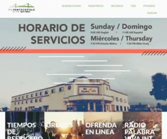 Pentecostales.org(The Pentecostals of the Bay Area) Screenshot