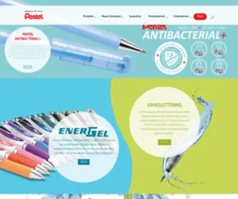 Pentel.de(Homepage new) Screenshot