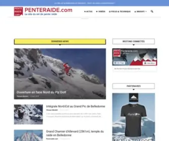 Penteraide.com(Le site du ski de pente raide) Screenshot