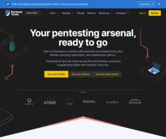Pentest-Tools.com(Online Penetration Testing Tools) Screenshot