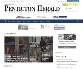 Pentictonherald.ca(Penticton herald) Screenshot