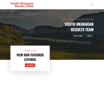 Pentictonhomes.com(South Okanagan Results Team) Screenshot