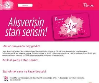 Pentistar.com(Penti Star Card) Screenshot