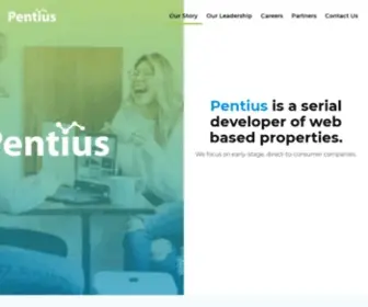 Pentius.com(Developing and managing web) Screenshot