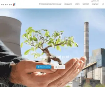 Pentol.net(Additives for power plant) Screenshot