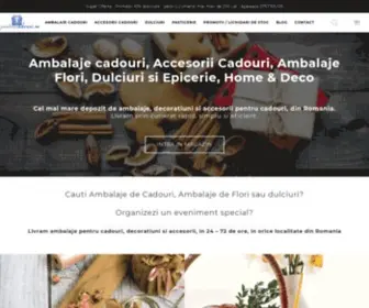 Pentrucadouri.ro(Magazin online pentru ambalaje cadouri) Screenshot