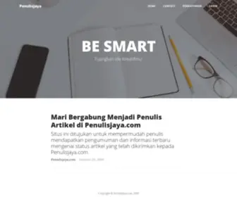 Penulisjaya.com(Mencetak Penulis Profesional Indonesia) Screenshot