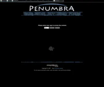 Penumbragame.com(The official Penumbra Series website. Penumbra) Screenshot