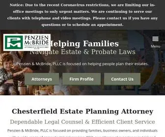 Penzienlaw.com(Penzien & McBride) Screenshot