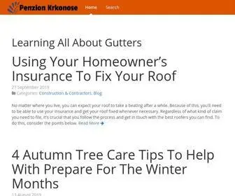 Penzion-Krkonose.com(Learning All About Gutters) Screenshot