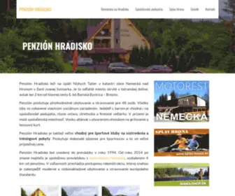 Penzionhradisko.sk(Penzión Hradisko) Screenshot