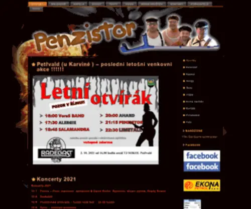 Penzistor.cz(Penzistor) Screenshot