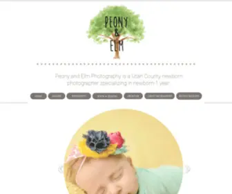 Peonyandelmphotography.com(Utah County Newborn Photo) Screenshot