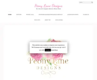 Peonylanedesigns.com(Peony Lane Designs) Screenshot