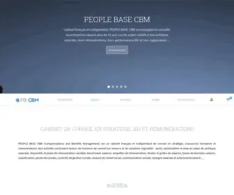 People-Base-CBM.com(Cabinet de conseil stratégie RH &amp; rémunération) Screenshot