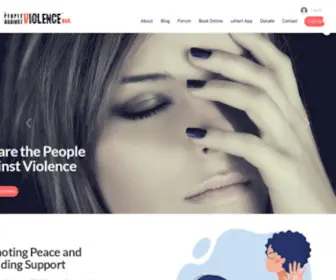 Peopleagainstviolence.com(People Against Violence) Screenshot