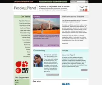Peopleandtheplanet.com(Peopleandtheplanet) Screenshot