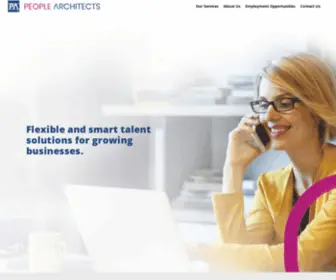 Peoplearchitects.io(Flexible & Smart Talent Solutions for Growing Businesses) Screenshot