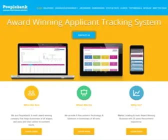 Peoplebank.com(Applicant Tracking System & Candidate Management) Screenshot