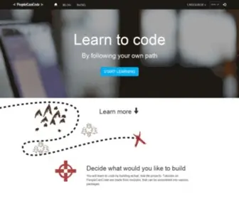 Peoplecancode.com(People Can Code) Screenshot