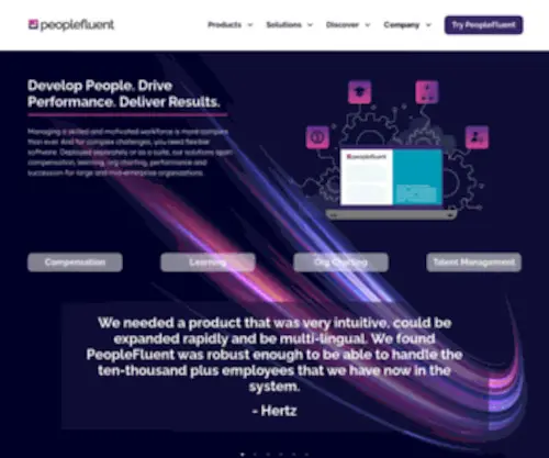 Peopleclick.com(Talent Management Software) Screenshot