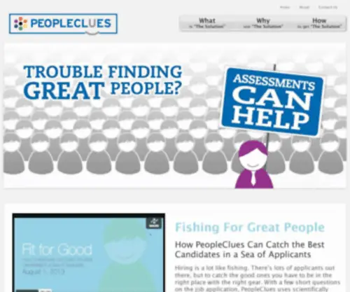 Peopleclues.com(Home of "The Solution") Screenshot