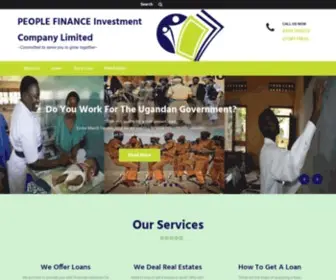 Peoplefinance.co.ug(Committed to serve you to grow together) Screenshot