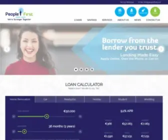 Peoplefirstcu.ie(People First Credit Union) Screenshot